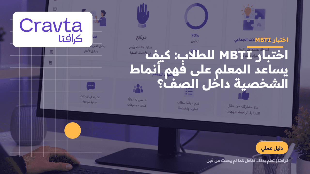 اختبار MBTI للطلاب: كيف يساعد المعلم على فهم أنماط الشخصية داخل الصف؟